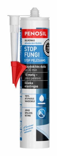 Atsparus pelėsiui silikoninis sandariklis Penosil Stop Fungi (elastingas) 310 ml paveikslėlis