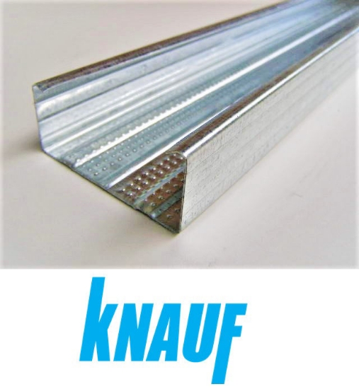 Lubų ir sienų profilis KNAUF CD-60/27/4000 (pakuotė 18 vnt.) paveikslėlis