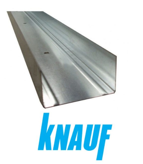 Horizontalus sienų profilis KNAUF UW-50/40/4000 (pakuotė 8 vnt.) paveikslėlis