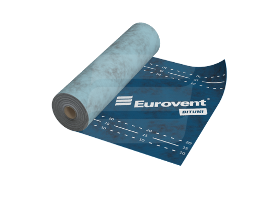 Difuzinė stogo plėvelė Eurovent Bitumi (rulonas 75m2) paveikslėlis