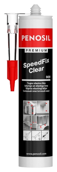 Skaidrūs statybiniai klijai Penosil SpeedFix 909 (talpa 290 ml) paveikslėlis
