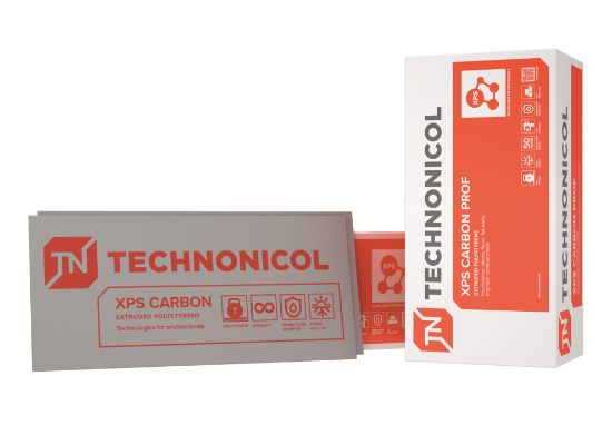 Ekstruzinis polistirenas TECHNONICOL CARBON PROF 300 (storis 100 mm) paveikslėlis